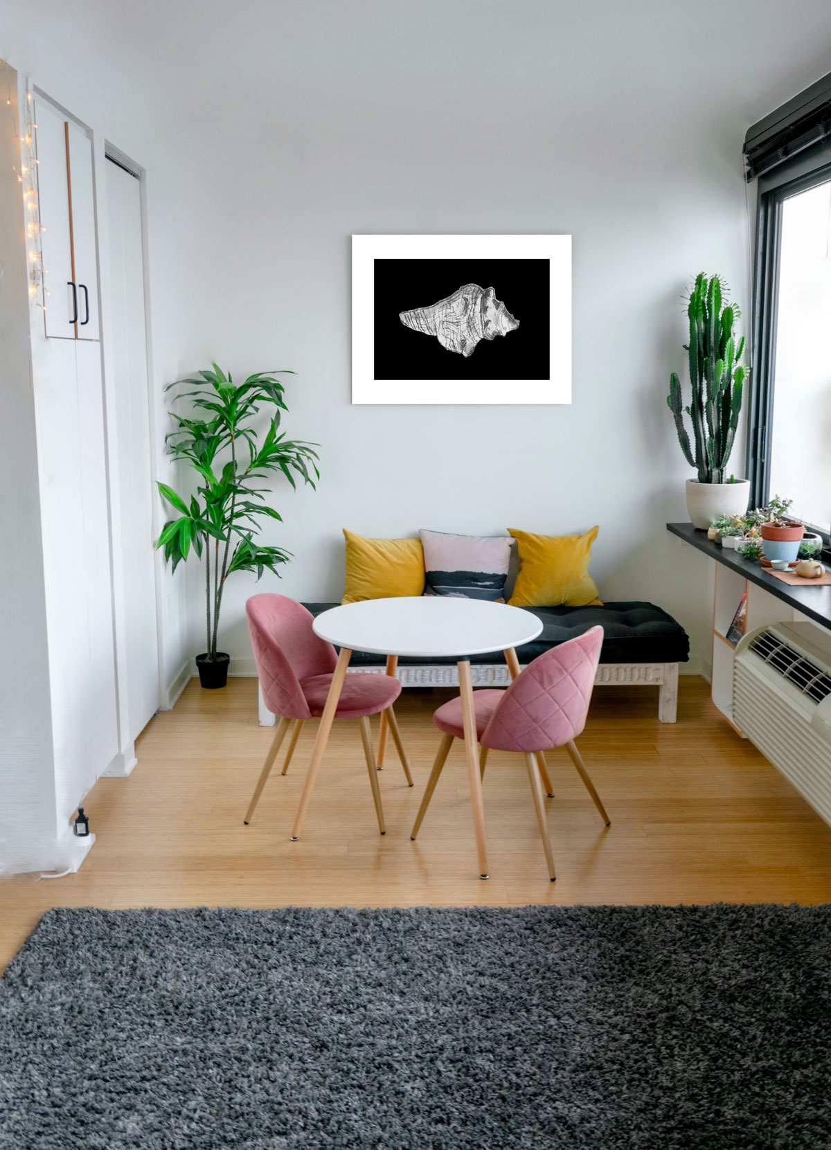 Wallmounted Giclee Print of a Shell