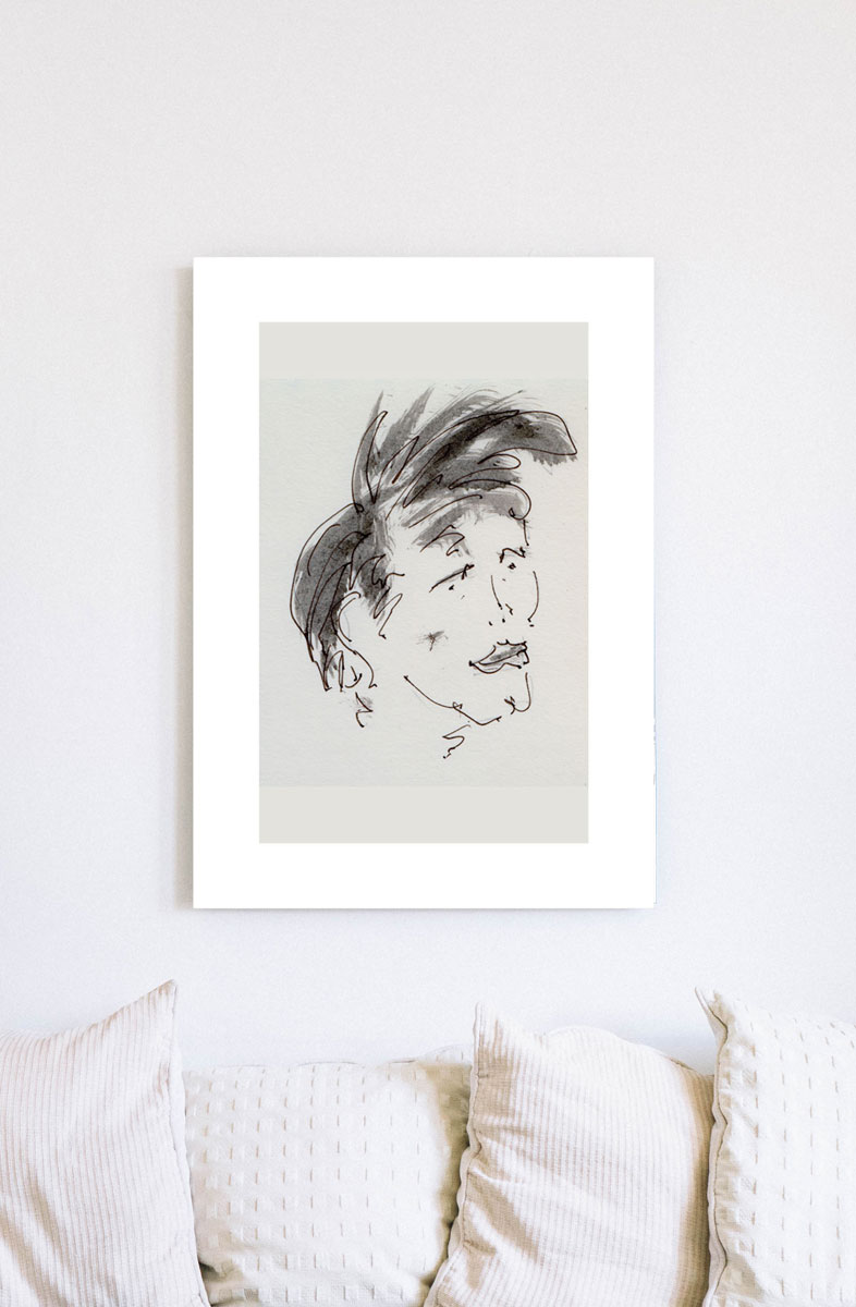 Giclee Print of Man